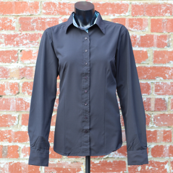 Ladies Easy Care Button Up Show Shirt