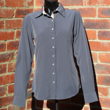 Ladies Easy Care Button Up Show Shirt