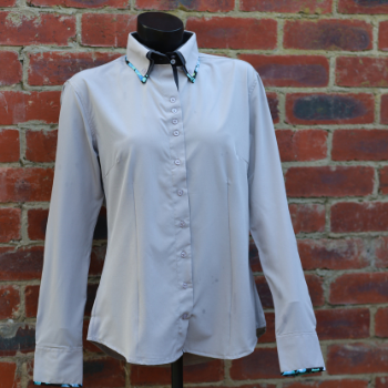 2 Tone Collar Button Show Shirts