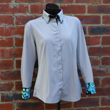 2 Tone Collar Button Show Shirts